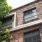 a brick building with windows